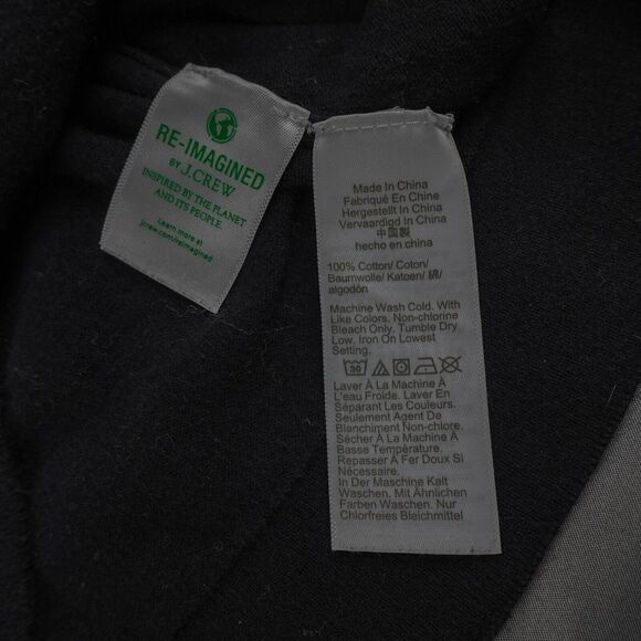 J Crew Womens Teddie Sweater Small Black Minimalist Capsule Y2K Academia Cozy - Picture 7 of 10